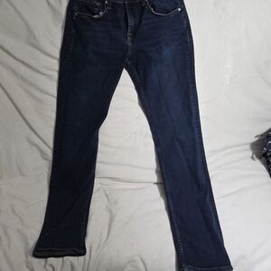 7 For All Mankind Indigo Straight Leg Jeans